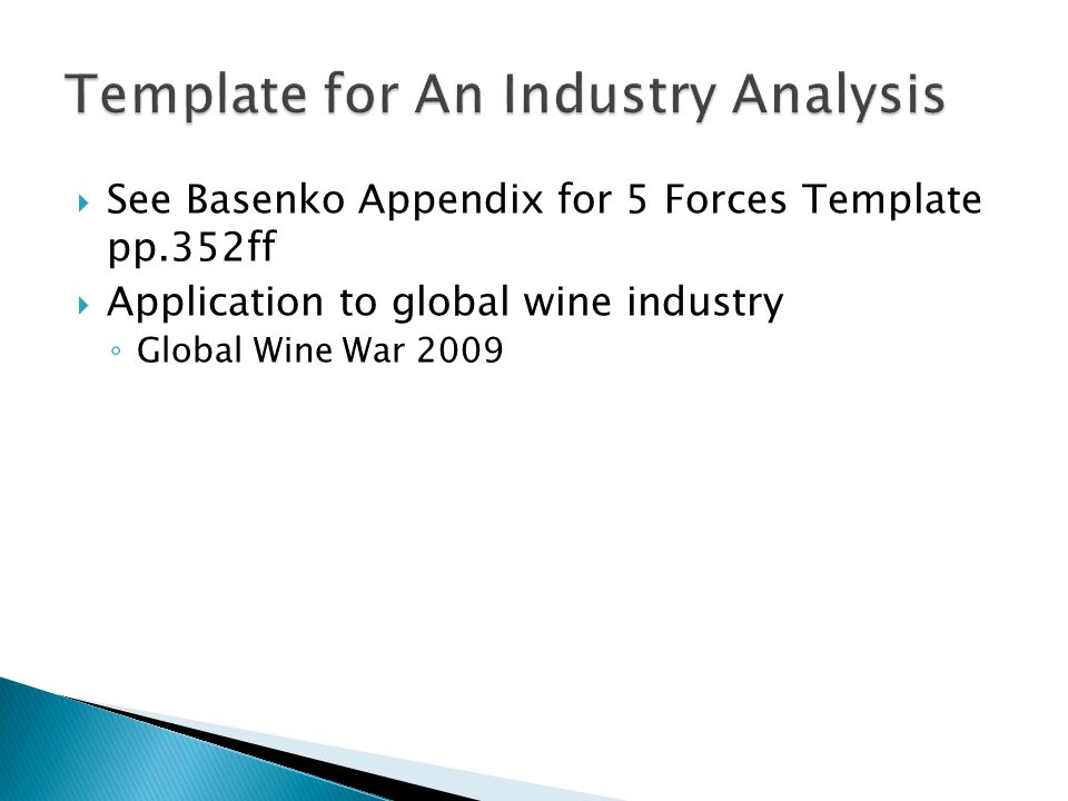 Global wine war analysis essay